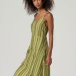 Vestido maxi estampado de lyocell con tirantes anchos de Surkana